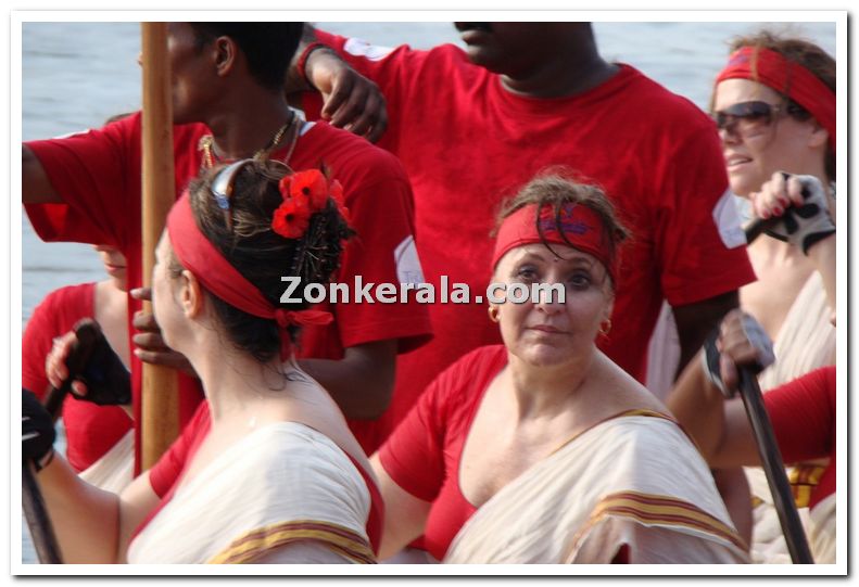 Foreign ladies in devas boat 3