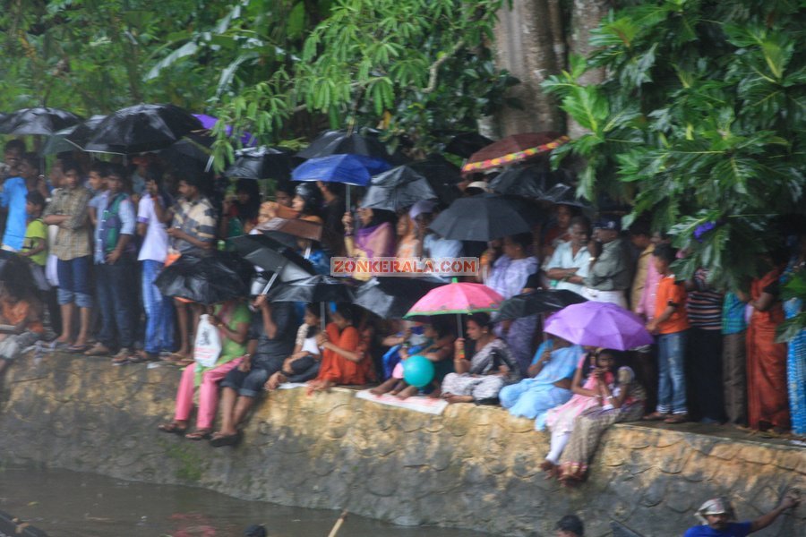 Viewers despite rains for payippad boat race