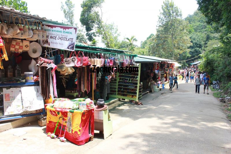 Shops near edakkal caves wayanad 670