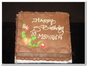 Chocolate birthday cakes 2