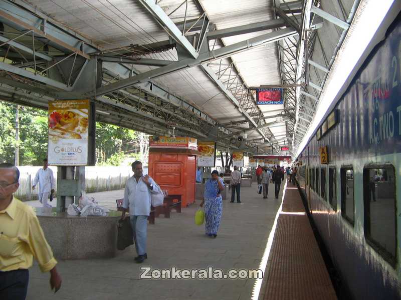 Belgaum railway platform