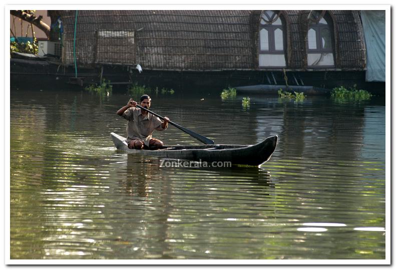 Natives on boat still 5