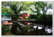 Alappuzha canals leading to backwaters