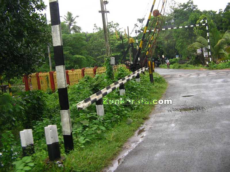 Railway levelcross at haripad
