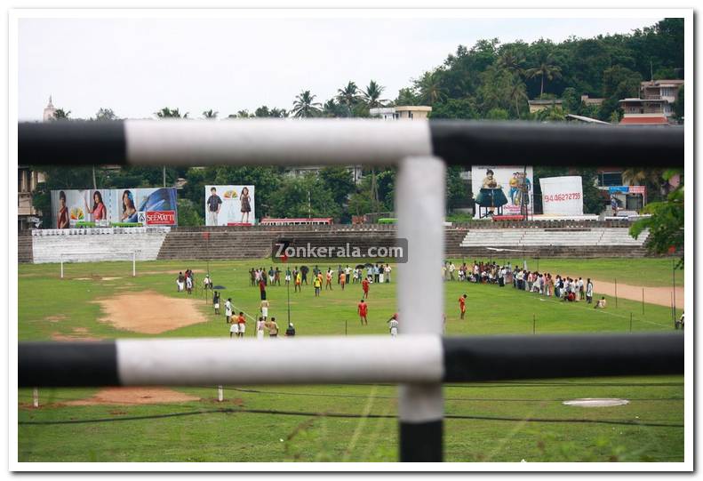 Match at nagambadom ground kottayam