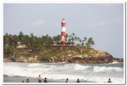 Kovalam beach light house 2