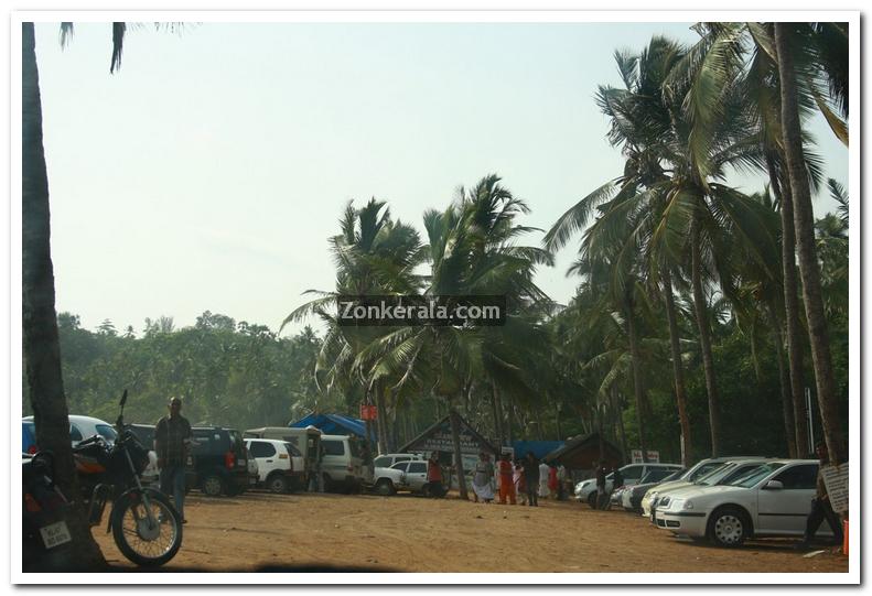 Kovalam parking area