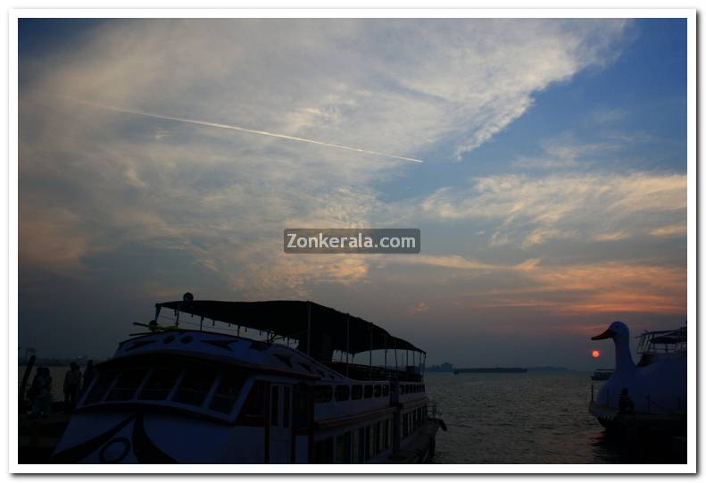 Jet in the sky at marine drive