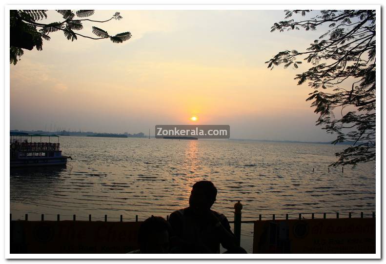 Sunset at marine drive 1