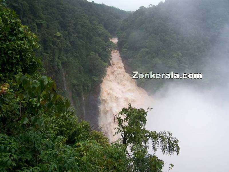 Waterfalls during kerala monsoon
