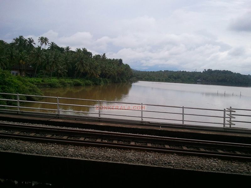 River during rainy season in kerala