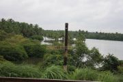 River from the rail tracks in kerala