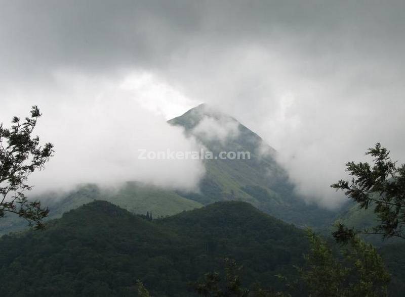 Peak of mountain