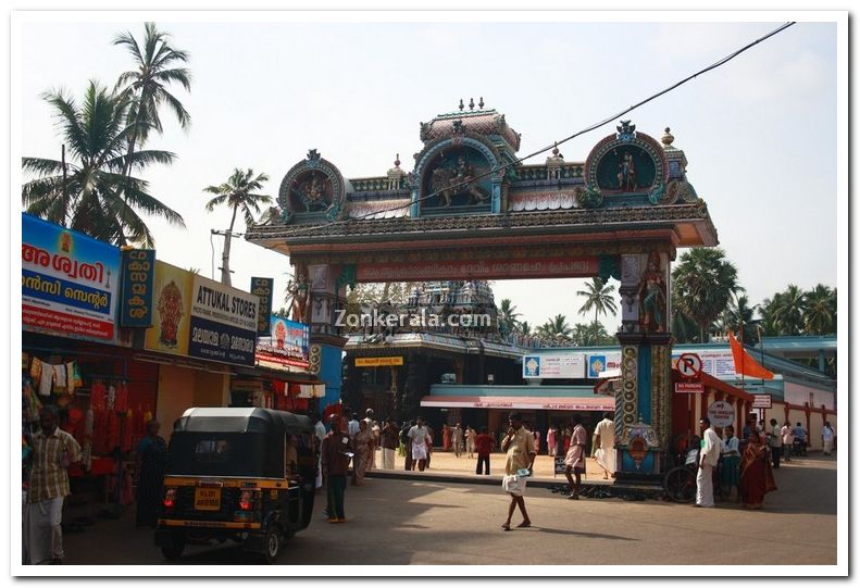 Attukal devi temple entrance 4