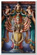 Attukal devi temple gopuram idols 11