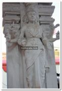 Attukal devi temple gopuram idols 2