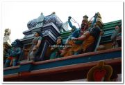 Attukal devi temple gopuram idols 5