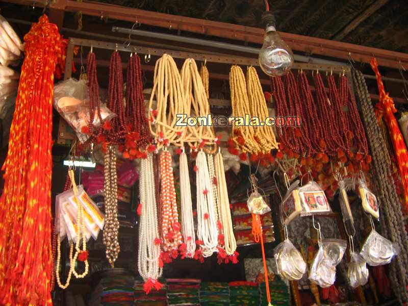 Shops inside temple