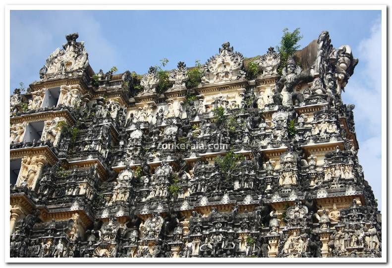 Sri Padmanabhaswamy Temple Front Gopuram Photo