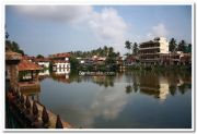 Padmanabhaswamy temple pond photo 2