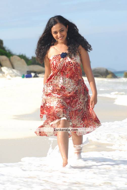 Actress Nithya Menon Beach Pics 11