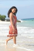 Actress Nithya Menon Beach Pics 12