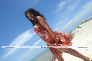 Nithya Menon Beach Photos 10