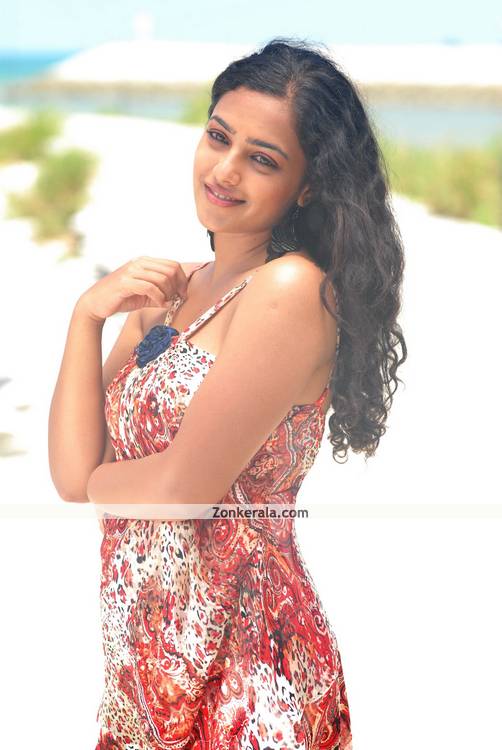 Nithya Menon Beach Photos 4