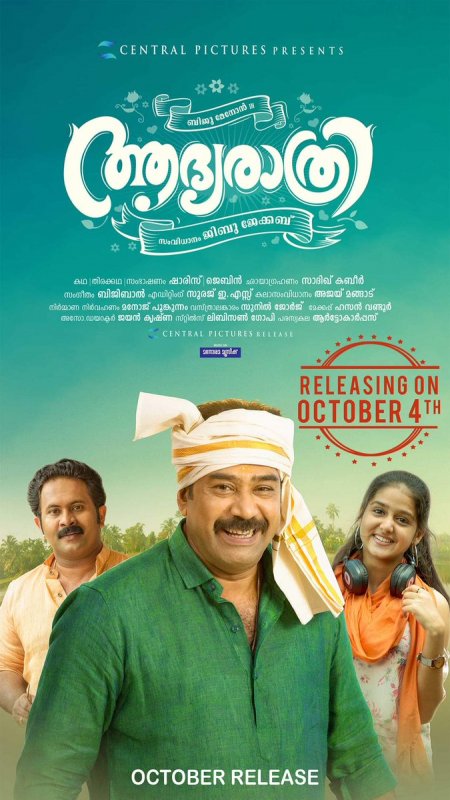 Biju Menon Aju Varghese Anaswara Film Aadya Rathri 408