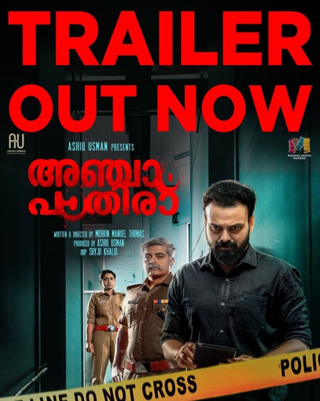 Anjaam Pathiraa Trailer Poster Kunchacko Boban 578