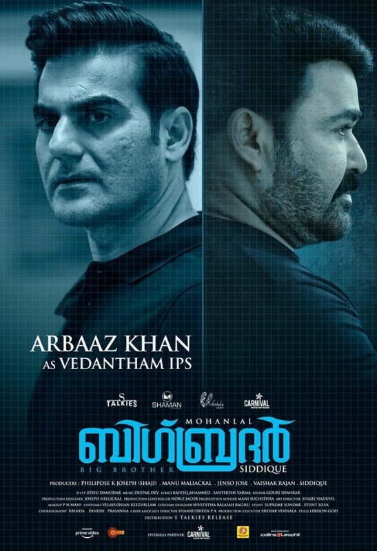Arbaaz Khan Mohanlal In Big Brother Character Poster 227