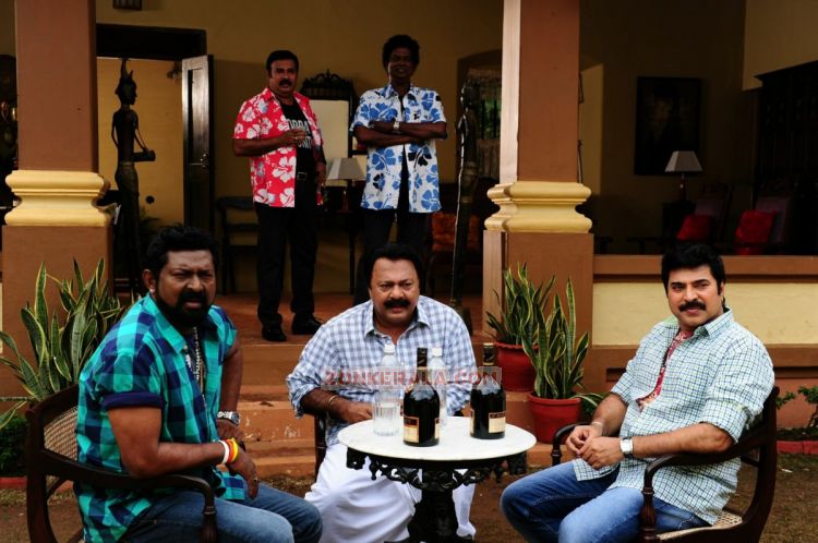 Lal Lalu Alex And Mammootty In Cobra 23