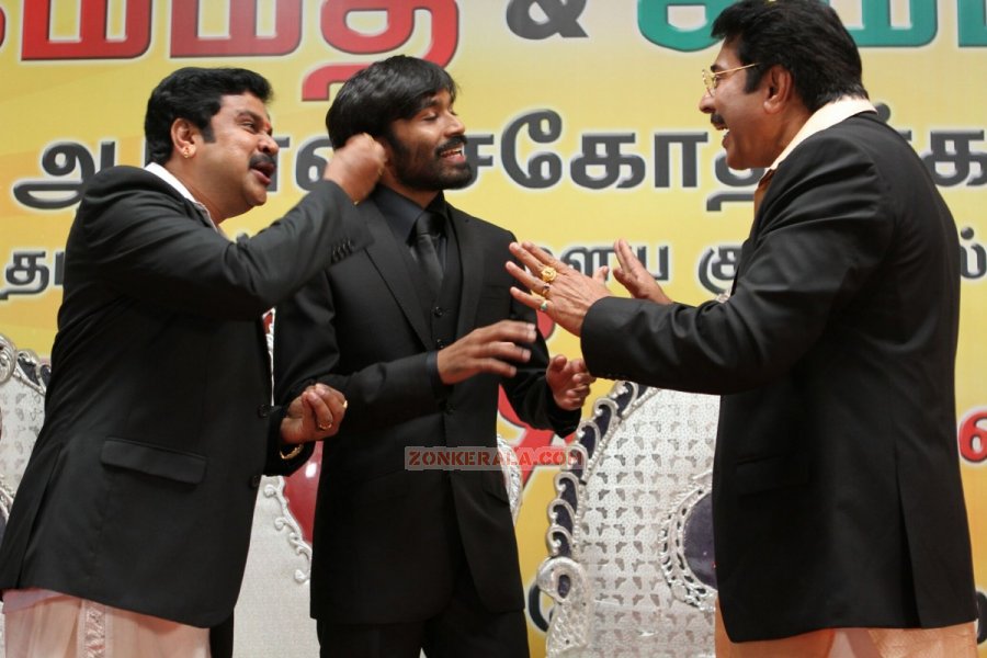 Dileep Dhanush And Mammootty 762