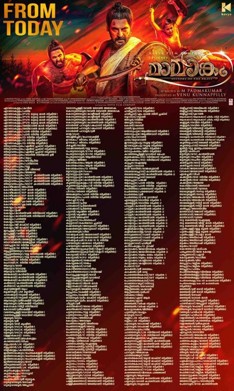 Mamangam Kerala Theater List 518