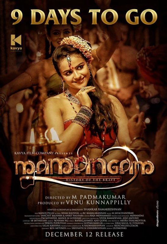 Prachi Tehlan In Mamangam Movie Poster 483