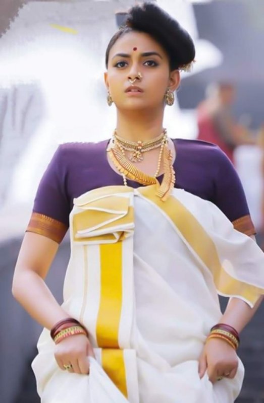 Keerthy Suresh Marakkar Arabikadalinte Simham Movie 163