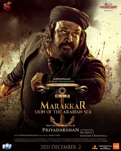 Marakkar Arabikadalinte Simham New Poster 4