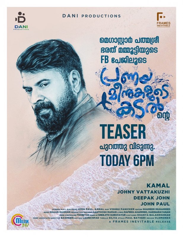 Pranaya Meenukalude Kadal Teaser Release By Mammootty 346