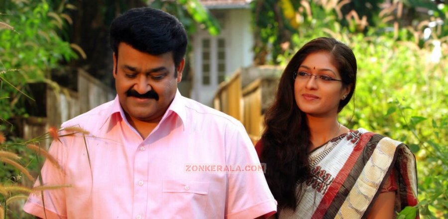 Mohanlal And Meghana Raj In Red Wine 337