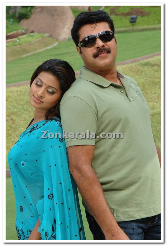 Mammootty And Sneha 1