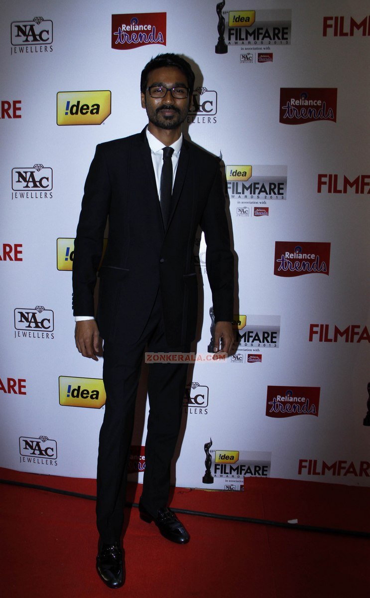 Dhanush At 61st Idea Filmfare South Awards 2013 430