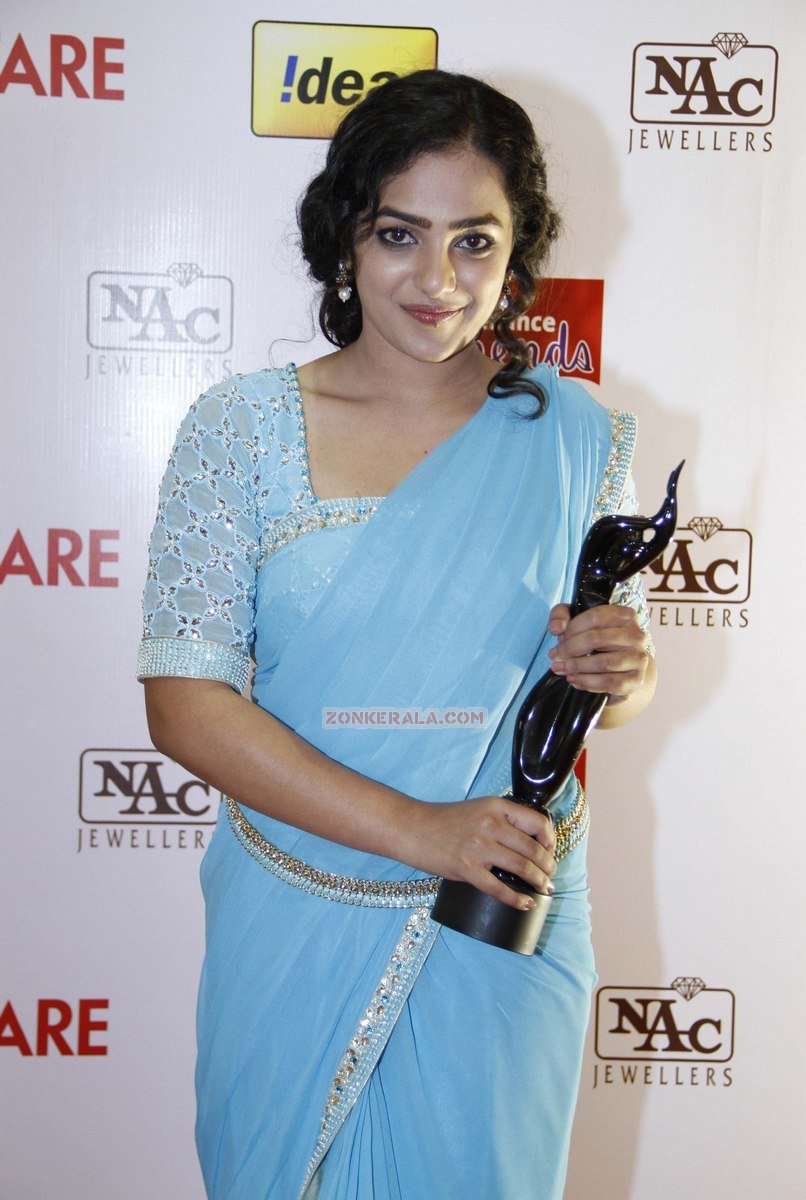 Nithya Menon At 61st Idea Filmfare South Awards 2013 128