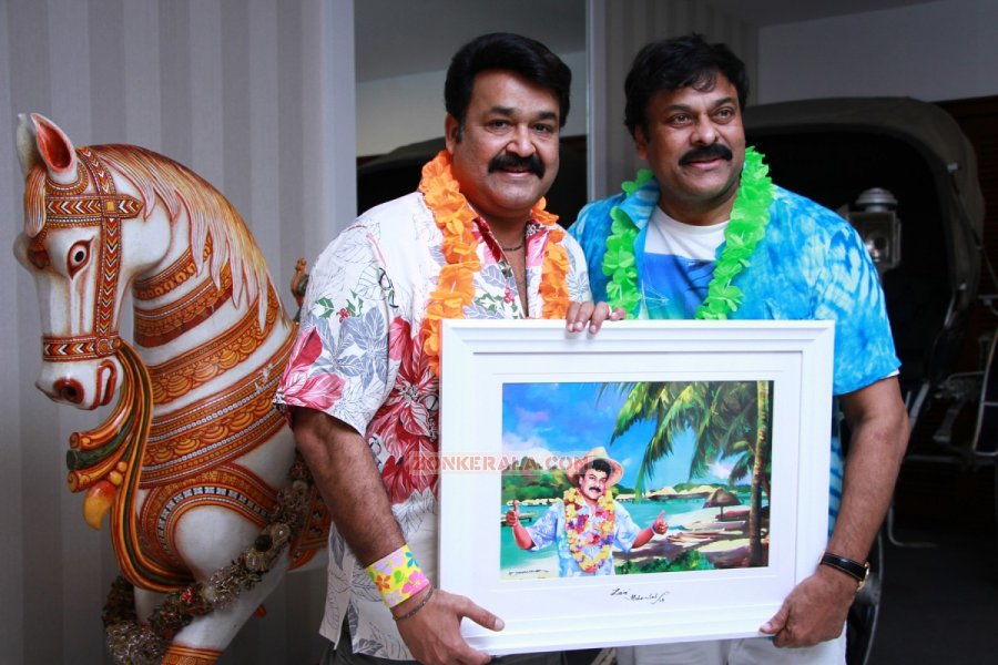 Mohanlal Chiranjeevi At 80s Reunion Club 67