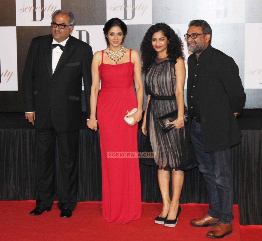 Boney Kapoor And Sridevi At Big B Birthday 934