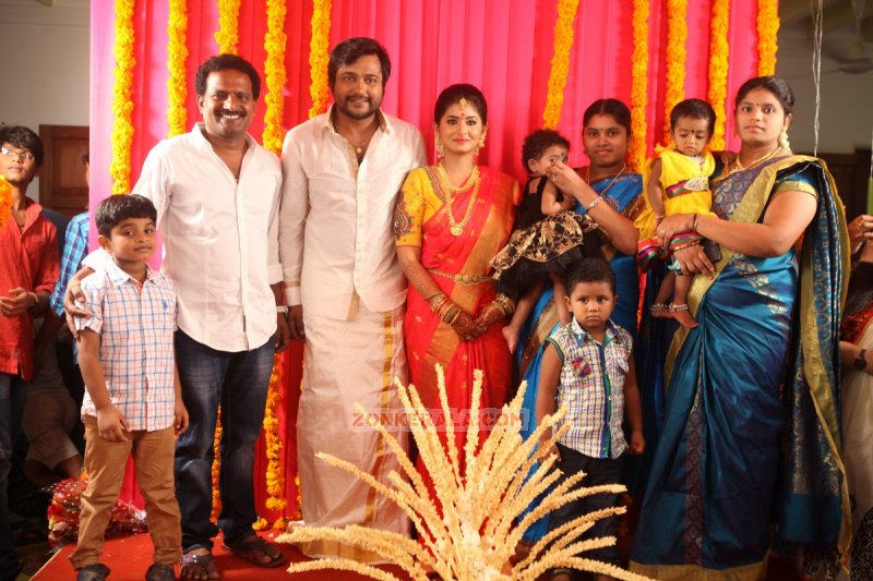 Latest Pictures Bobby Simha Reshmi Menon Engagement Malayalam Movie Event 4375
