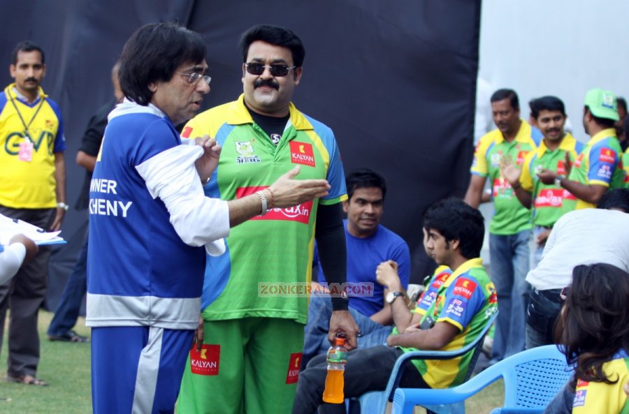 Mohanlal Kerala Strikers Vs Karnataka Bulldozers Match 356