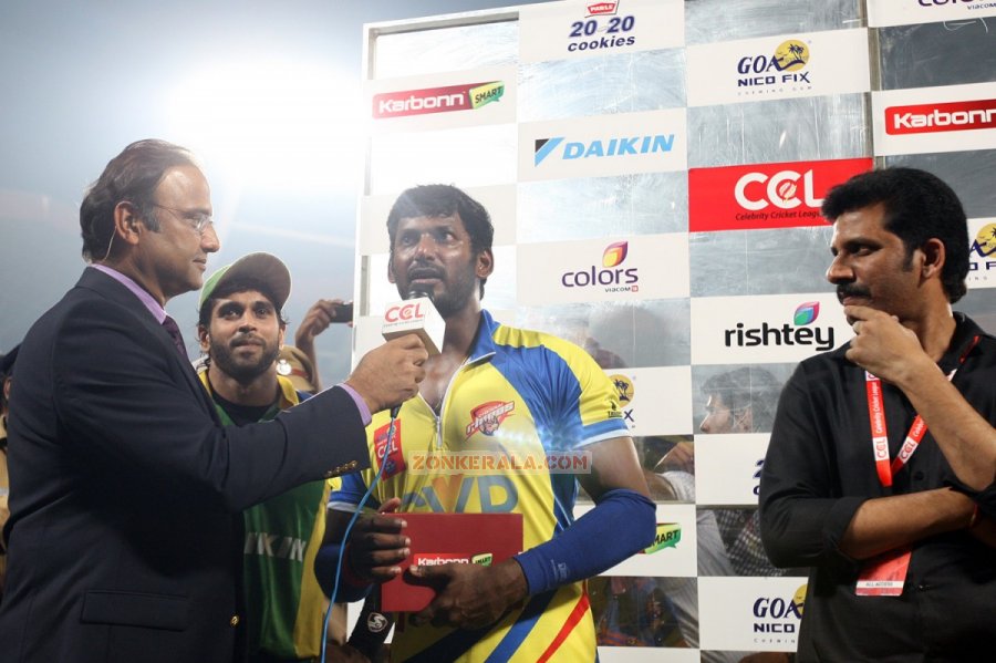 Ccl 4 Kerala Strikers Vs Chennai Rhinos Match Photos 1733