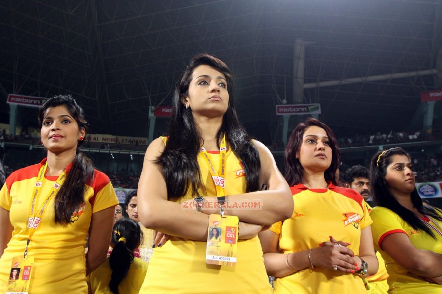 Ccl 4 Kerala Strikers Vs Chennai Rhinos Match Stills 5012