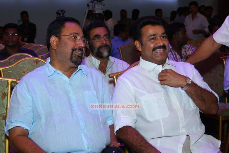 Sibi Malayil And Mohanlal At Grandmaster Pooja 517