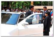 Karthika Arriving For Marriage At Church 1